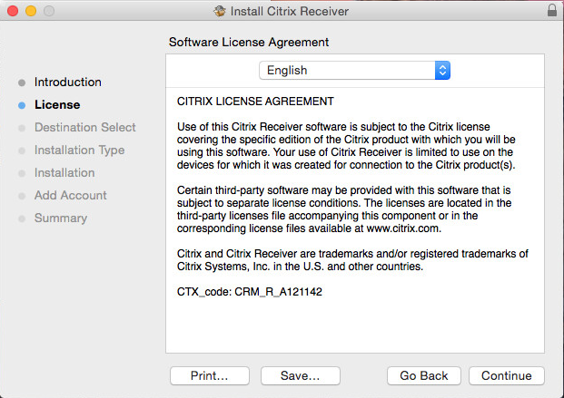 install citrix receiver for 10.7.5 mac os x